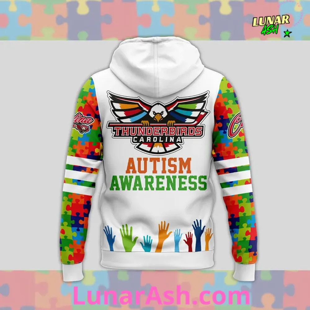 Carolina Thunderbirds Autism Awareness 2025 Special Hoodie Carolina Thunderbirds Autism Awareness 2025 Special Hoodie