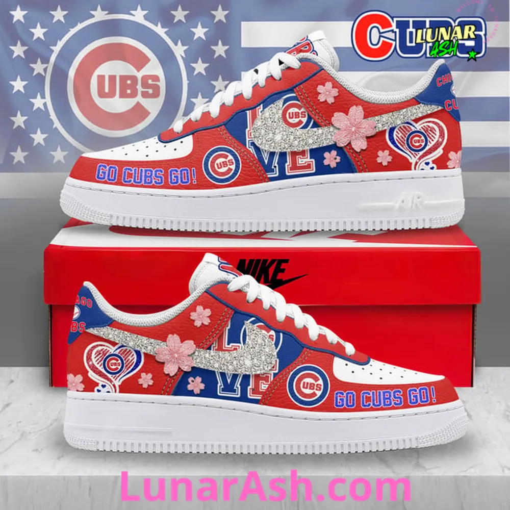 Chicago Cubs Go Cubs Go Limited Edition Nike Air Force 1 Chicago Cubs Go Cubs Go Limited Edition Nike Air Force 1