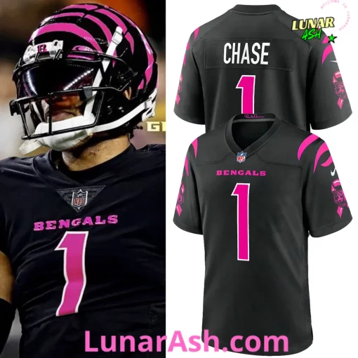 Cincinnati Bengals Breast Cancer 2024 Football Jersey
