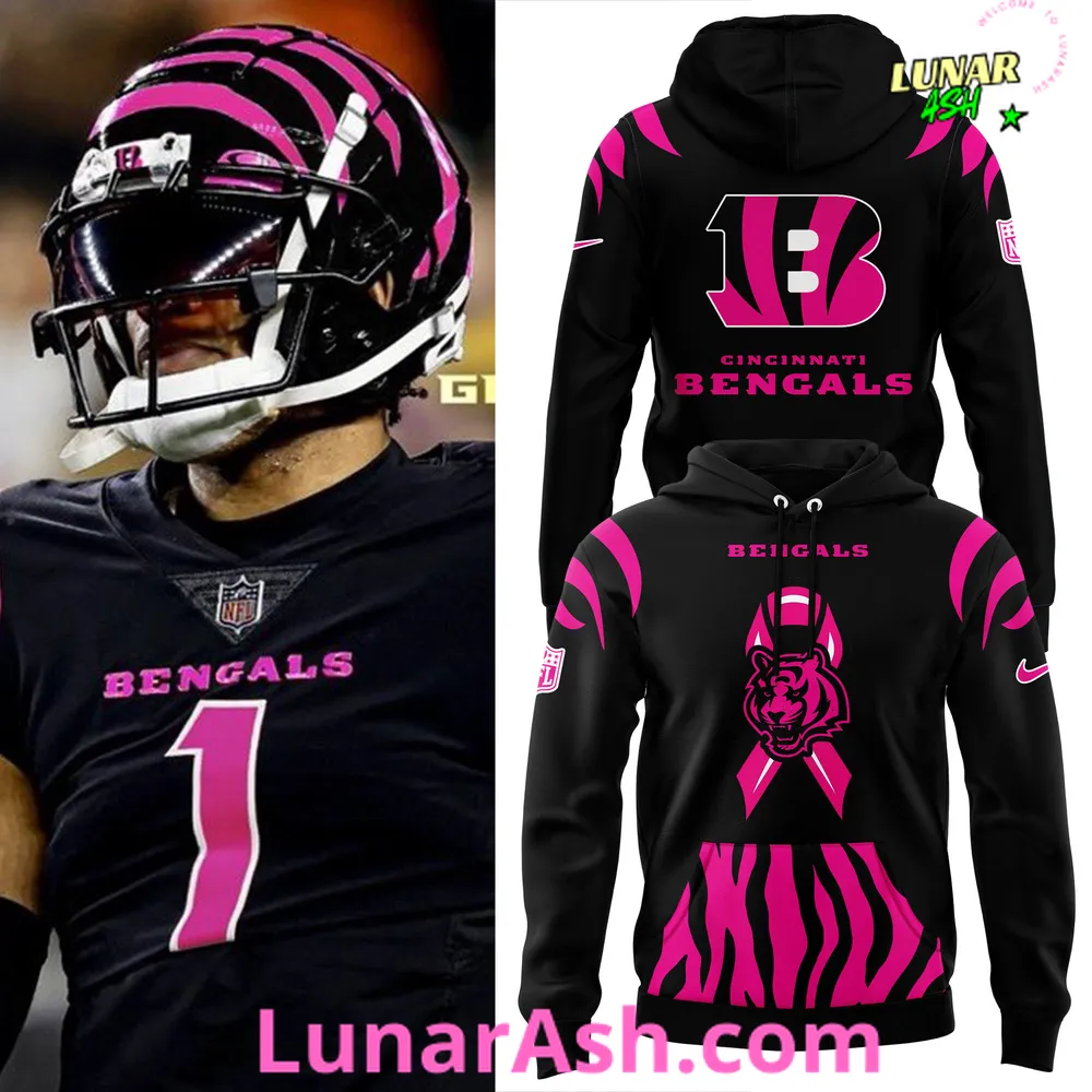 Cincinnati Bengals Breast Cancer 2024 Hoodie Cincinnati Bengals Breast Cancer 2024 Hoodie