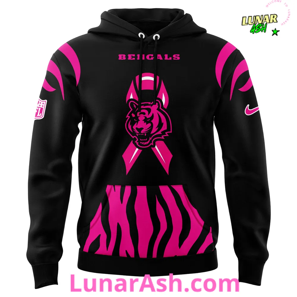 Cincinnati Bengals Breast Cancer 2024 Hoodie Cincinnati Bengals Breast Cancer 2024 Hoodie