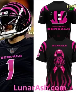 Cincinnati Bengals Breast Cancer 2024 T-Shirt