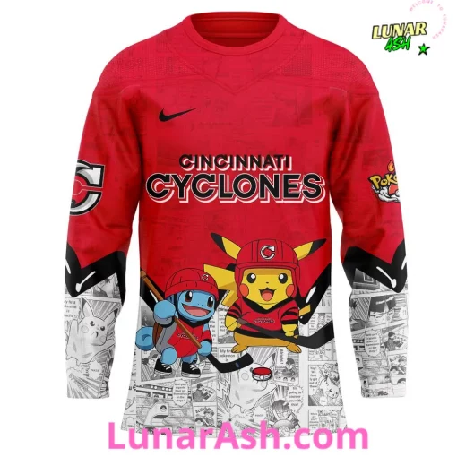 Cincinnati Cyclones x Pokémon Special Hockey Jersey