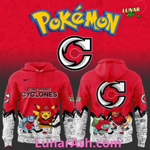Cincinnati Cyclones x Pokémon Special Hoodie
