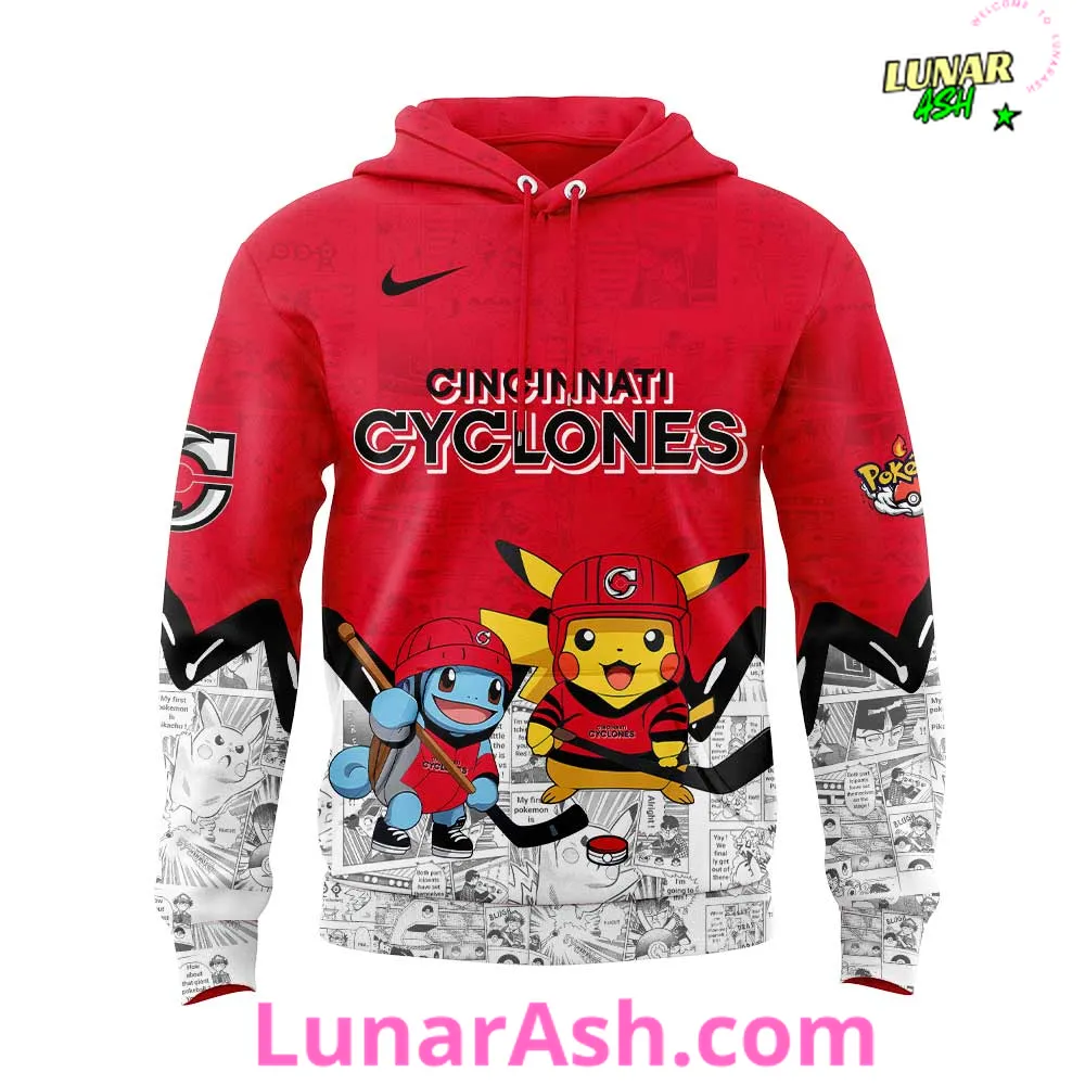 Cincinnati Cyclones x Pokémon Special Hoodie Cincinnati Cyclones x Pokémon Special Hoodie