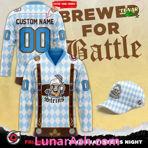 Cincinnati Cyclones x Zinzinnati Steins 2025 Hockey Jersey