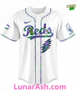 Cincinnati Reds Grateful Dead Night Special Jersey