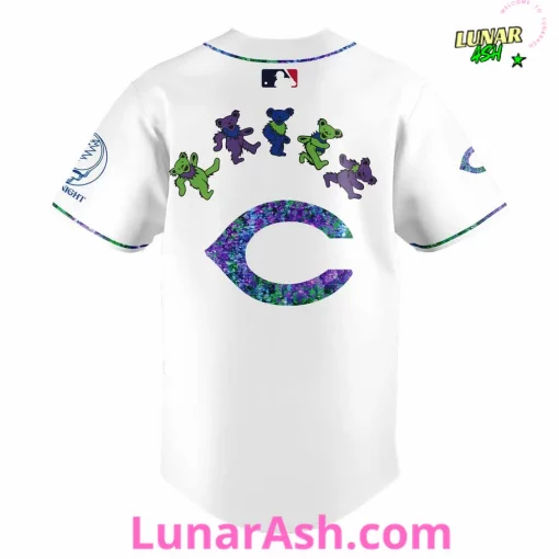 Cincinnati Reds Grateful Dead Night Special Jersey