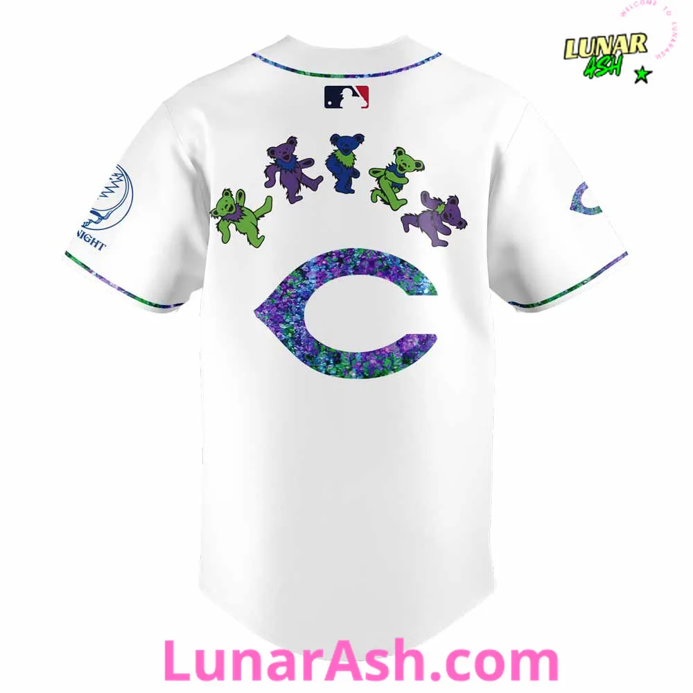 Cincinnati Reds Grateful Dead Night Special Jersey Cincinnati Reds Grateful Dead Night Special Jersey
