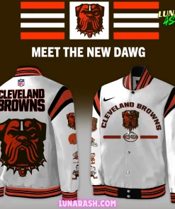 Cleveland Browns Meet The New Dawg Baseball Jacket