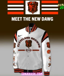 Cleveland Browns Meet The New Dawg Baseball Jacket