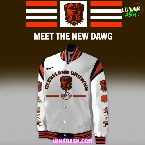 Cleveland Browns Meet The New Dawg Baseball Jacket