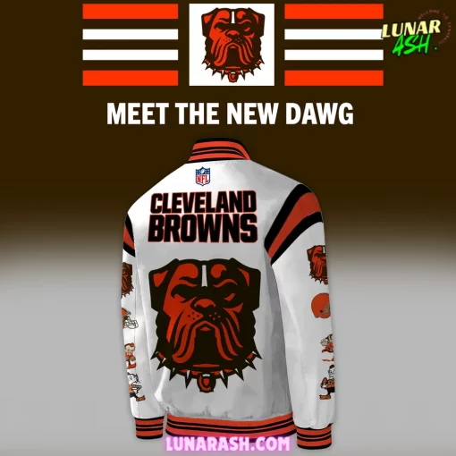 Cleveland Browns Meet The New Dawg Baseball Jacket
