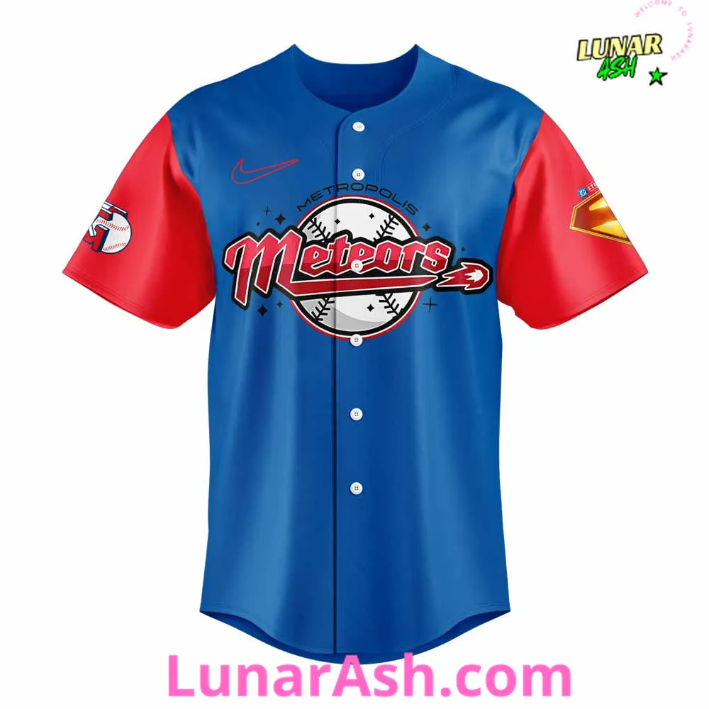 Cleveland Guardians DC’s Superman™ Night Baseball Jersey Cleveland Guardians DC’s Superman™ Night Baseball Jersey