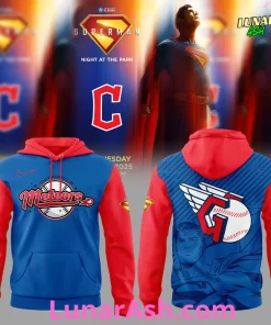 Cleveland Guardians DC’s Superman™ Night Hoodie 1