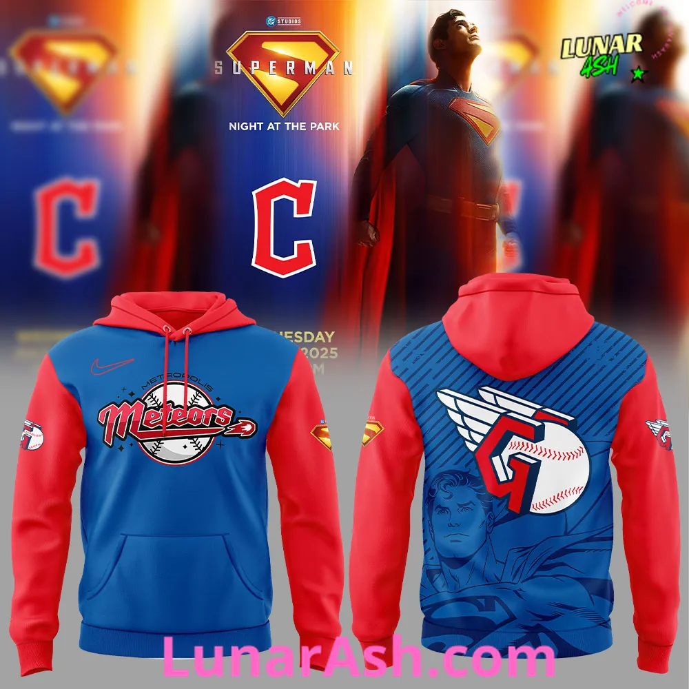 Cleveland Guardians DC’s Superman™ Night Hoodie Cleveland Guardians DC’s Superman™ Night Hoodie