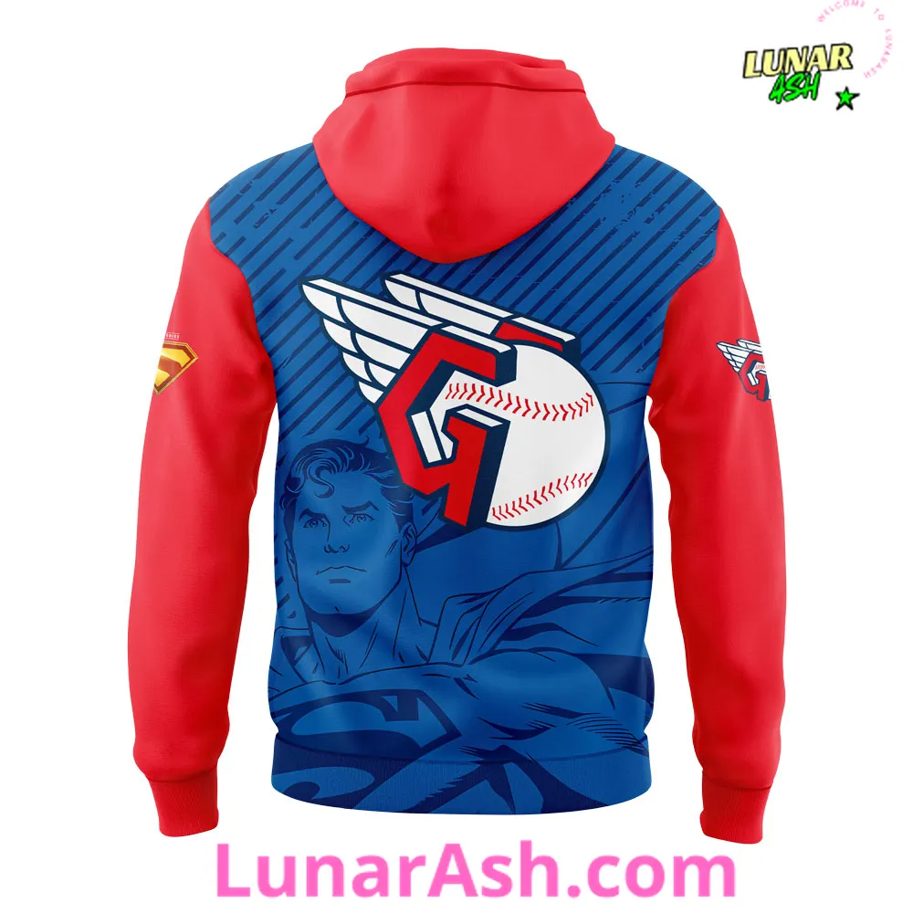 Cleveland Guardians DC’s Superman™ Night Hoodie Cleveland Guardians DC’s Superman™ Night Hoodie