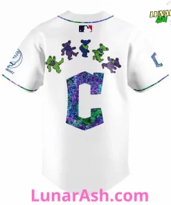 Cleveland Guardians Grateful Dead Night Special Jersey 3