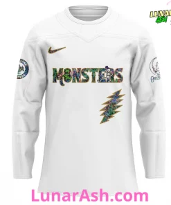 Cleveland Monsters Grateful Dead Night Special Hockey Jersey 2