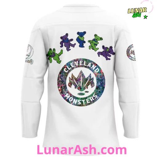 Cleveland Monsters Grateful Dead Night Special Hockey Jersey