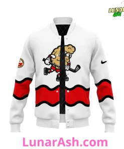 Cleveland Pierogies Pucks & Pierogies Weekend Limited Edition Baseball Jacket