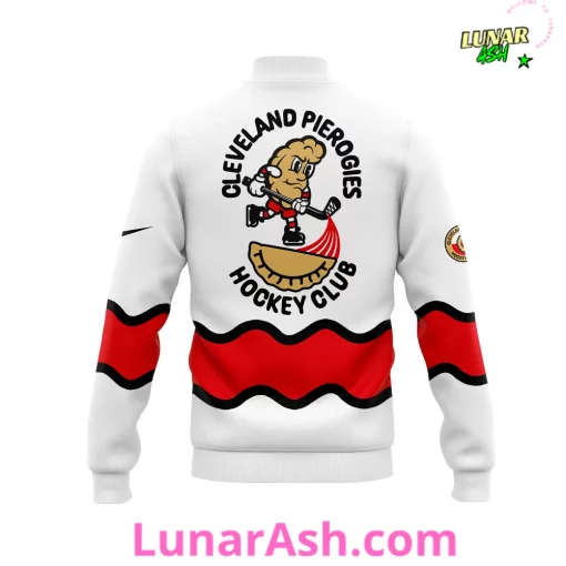 Cleveland Pierogies Pucks & Pierogies Weekend Limited Edition Baseball Jacket