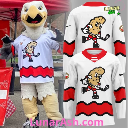 Cleveland Pierogies Pucks & Pierogies Weekend Limited Edition Hockey Jersey