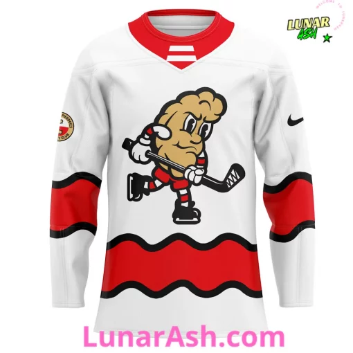Cleveland Pierogies Pucks & Pierogies Weekend Limited Edition Hockey Jersey