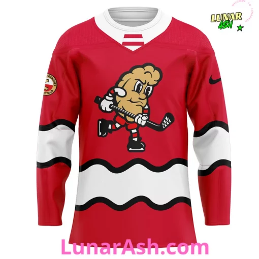 Cleveland Pierogies Pucks & Pierogies Weekend Special Hockey Jersey