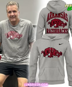 Coach John Calipari Arkansas Razorbacks Basketball 2024 Hoodie 1