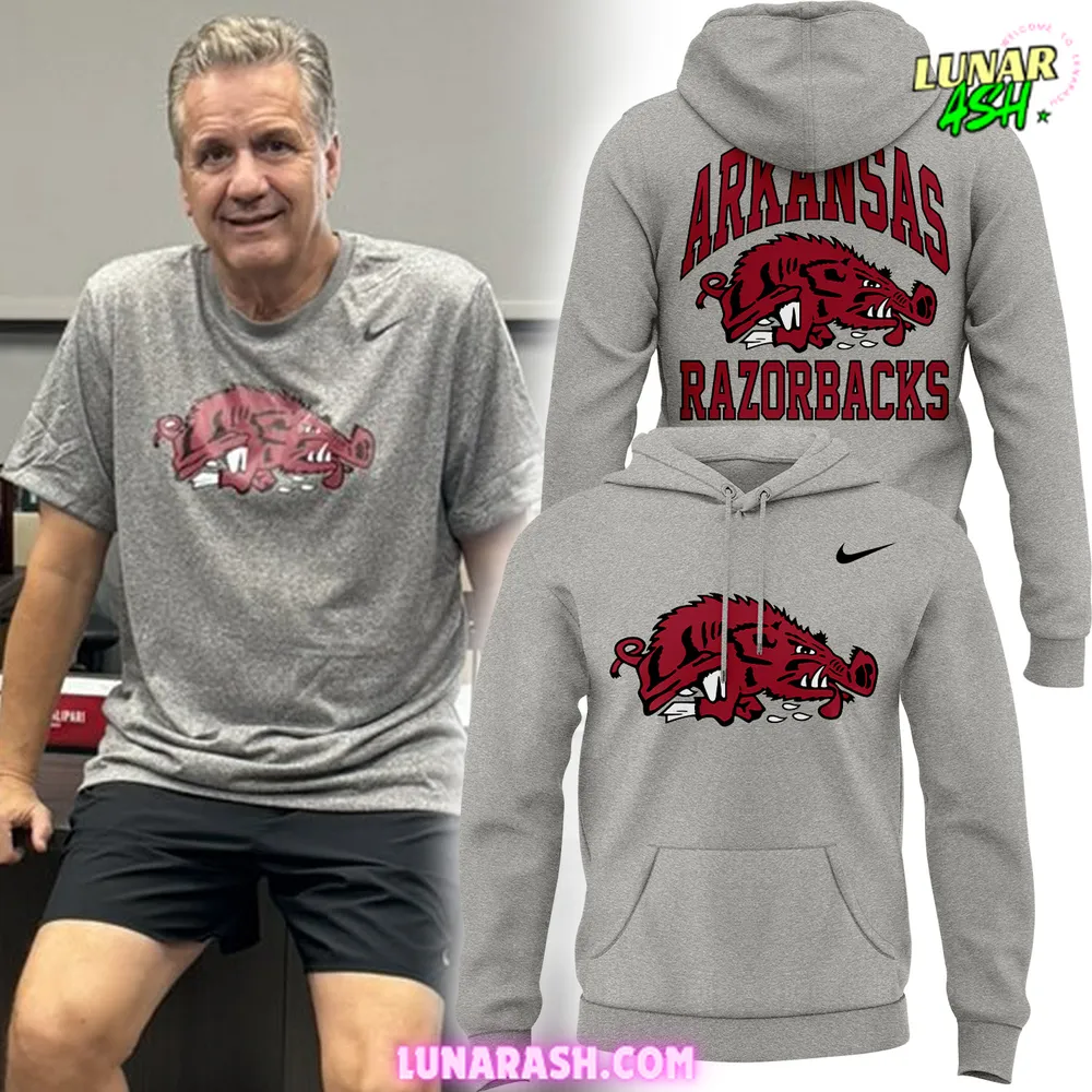 Coach John Calipari Arkansas Razorbacks Basketball 2024 Hoodie Coach John Calipari Arkansas Razorbacks Basketball 2024 Hoodie