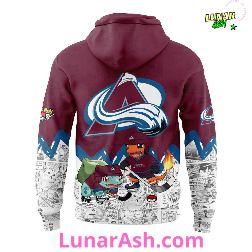 Colorado Avalanche x Pokémon Special Hoodie Colorado Avalanche x Pokémon Special Hoodie