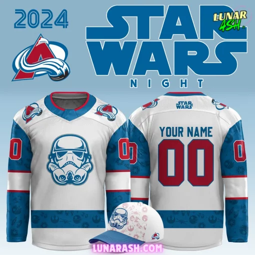 Colorado Avalanche x Star Wars Night 2024 Custom Hockey Jersey