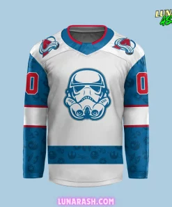Colorado Avalanche x Star Wars Night 2024 Custom Hockey Jersey 2