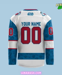 Colorado Avalanche x Star Wars Night 2024 Custom Hockey Jersey 3