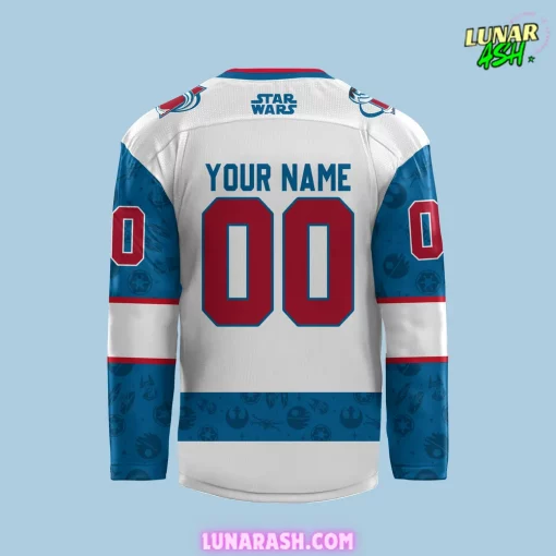 Colorado Avalanche x Star Wars Night 2024 Custom Hockey Jersey