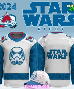 Colorado Avalanche x Star Wars Night 2024 Hockey Jersey 1