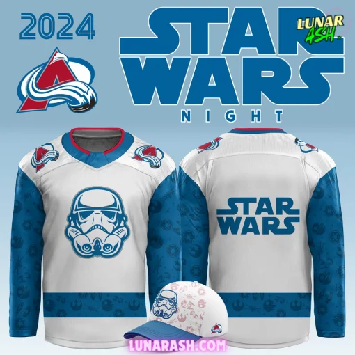 Colorado Avalanche x Star Wars Night 2024 Custom Hockey Jersey