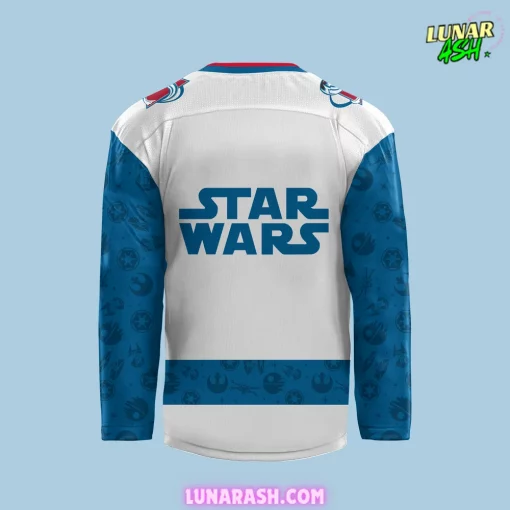 Colorado Avalanche x Star Wars Night 2024 Custom Hockey Jersey