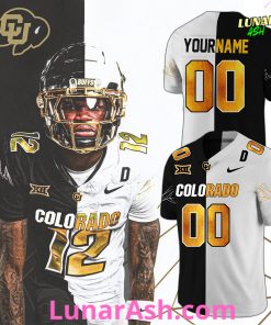 Colorado Buffaloes Black and White Limited Edition Football Jersey