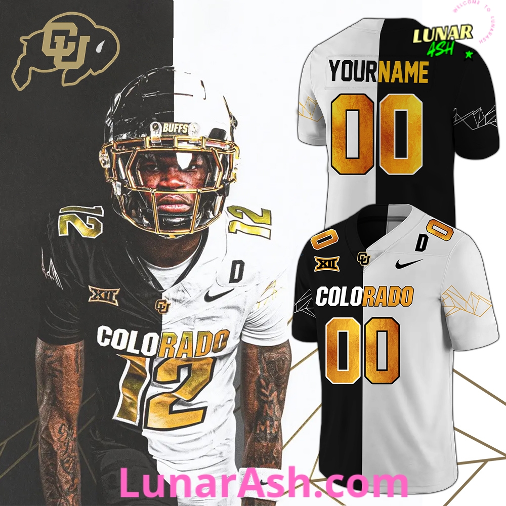 Colorado Buffaloes Black and White Limited Edition Football Jersey Colorado Buffaloes Black and White Limited Edition Football Jersey