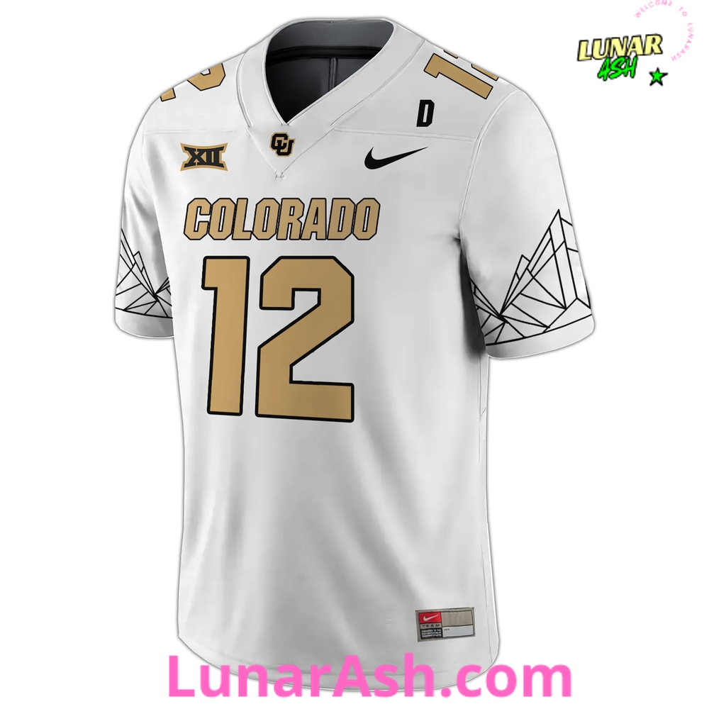 Colorado Buffaloes Travis Hunter Limited Edition White Football Jersey Colorado Buffaloes Travis Hunter Limited Edition White Football Jersey