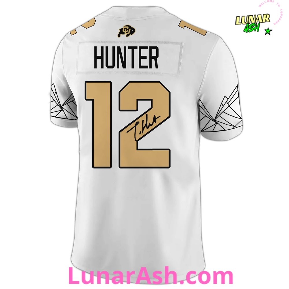 Colorado Buffaloes Travis Hunter Limited Edition White Football Jersey Colorado Buffaloes Travis Hunter Limited Edition White Football Jersey
