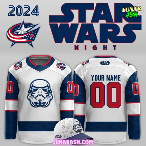 Columbus Blue Jackets x Star Wars Night 2024 Hockey Jersey