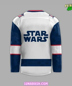 Columbus Blue Jackets x Star Wars Night 2024 Hockey Jersey 3
