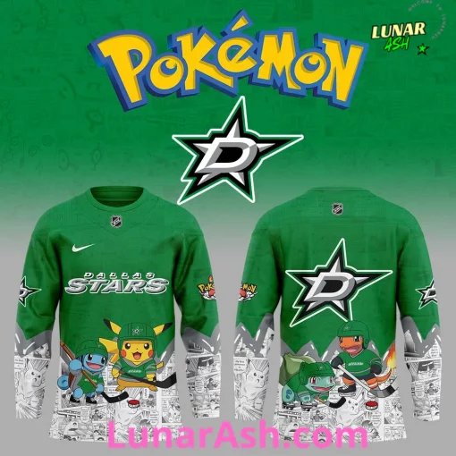 Dallas Stars x Pokémon Special Hockey Jersey