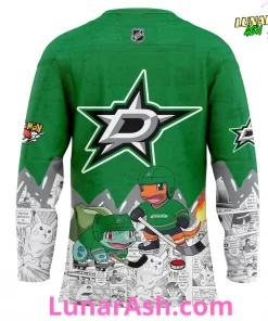 Dallas Stars x Pokémon Special Hockey Jersey 3