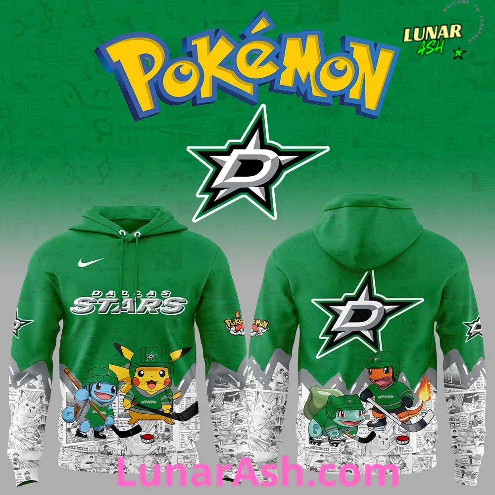 Dallas Stars x Pokémon Special Hoodie Dallas Stars x Pokémon Special Hoodie
