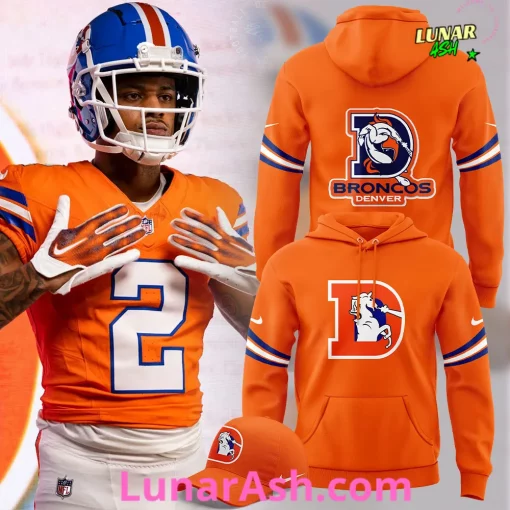 Denver Broncos Retro Orange Crush 2024 Hoodie