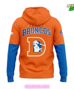 Denver Broncos Throwback To 77 Orange Hoodie 3